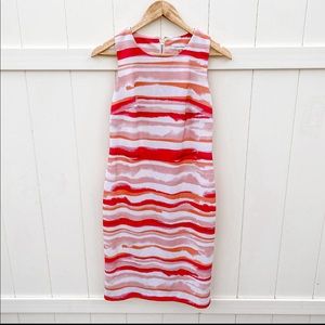 Calvin Klein colorful sleeveless career formal 10